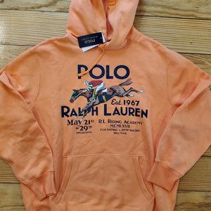 Polo Ralph Lauren Equestrian Fleece Graphic Hoodie  XL